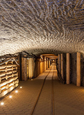 Salzbergwerk in Wieliczka